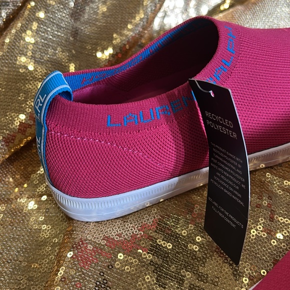 NWOB.. RL Poly slip on in pink - Picture 7 of 7